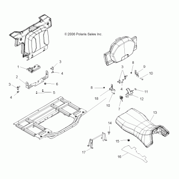SEATS - A07TH50EA (49ATVSEATX2500EFI)