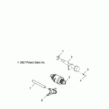 DRIVE TRAIN, DRUM SHIFT - A08PB20EB (49ATVSHIFT08PHXQD)
