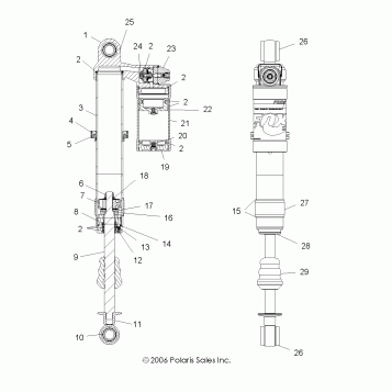 SHOCK, FRONT - A07GJ50AC (49ATVSHOCKFRT7043191)