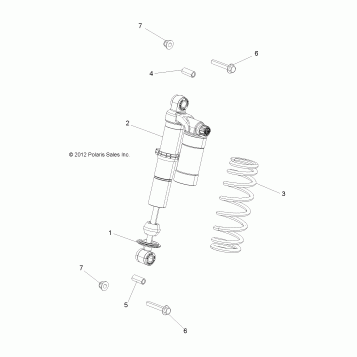 SUSPENSION, SHOCK, FRONT, MOUNTING - A16SYE95AP