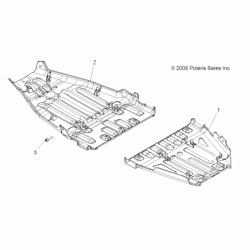 BODY, SKID PLATES - A10ZX85AK/AL/AS/AT/AX (49ATVSKIDPLATE09SPXP550)