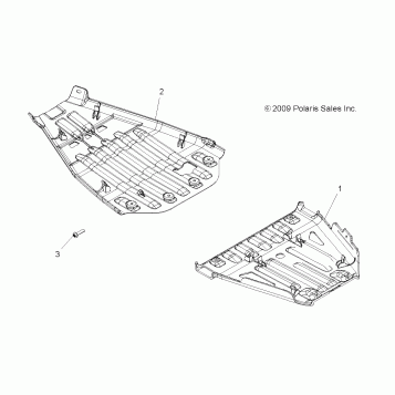 BODY, SKID PLATES - A10DX55AL/AF (49ATVSKIDPLATE10SP550X2)