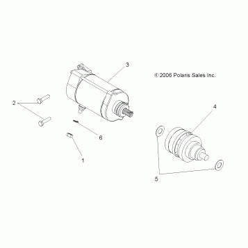 ENGINE, STARTING MOTOR - A07MH68AX/AY/AZ (49ATVSTARTER07700)