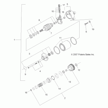 ENGINE, STARTING SYSTEM - A08CL50AA (49ATVSTARTER08SP500)