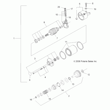ENGINE, STARTING SYSTEM - A09LH46AQ/AX/AZ (49ATVSTARTER09SP400)