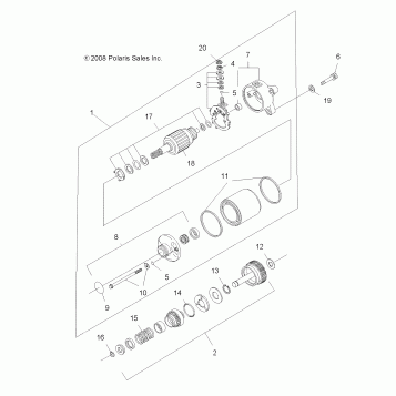 ENGINE, STARTING SYSTEM - A10MH50AJ/AX/AZ (49ATVSTARTER09TB)