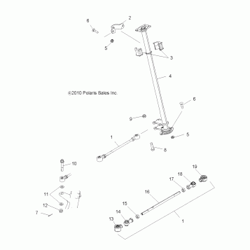 STEERING, STEERING POST - A11DH50AX/AZ (49ATVSTEERING11SP500TRG)