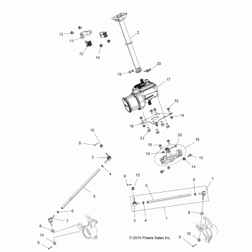 STEERING, STEERING POST ASM. - A19SXM95AL