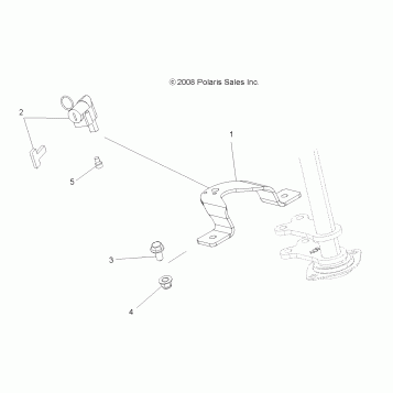 STEERING, STEERING LOCK - A12MH50FF/FX/FY (49ATVSTEERINGLOCK09SP500TR)