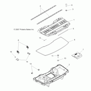 BODY, FRONT STORAGE BOX - A08MH50AX/AZ (49ATVSTORAGE08SP500)
