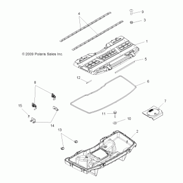 BODY, FRONT STORAGE BOX - A10MH76AJ/MN76AX/AZ (49ATVSTORAGE10SP800)