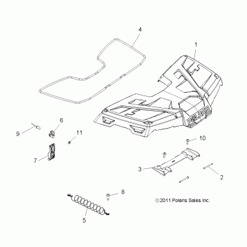 BODY, STORAGE, FRONT - A12MH50FF/FX/FY (49ATVSTORAGE12SP6X6)