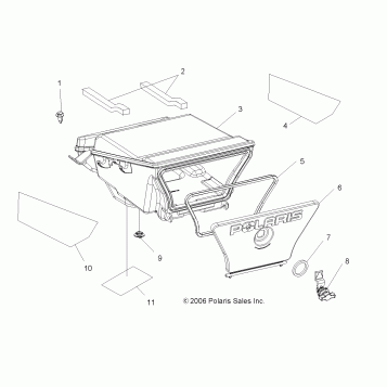 STORAGE, REAR - A07MH76AL/AQ/AX/AY/AZ/A2/MN76AF/AT/AY (49ATVSTORAGERR800EFI)