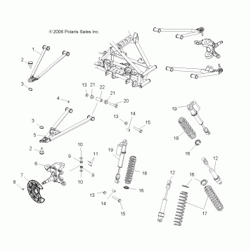 SUSPENSION, FRONT - A07GJ50AA/AB/AC (49ATVSUSPFRTPRED500)