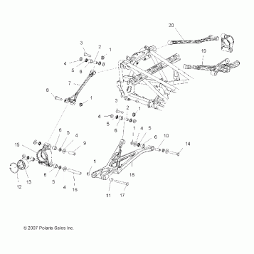 SUSPENSION, REAR - A11GP52AA (49ATVSUSPRR08OUT525)