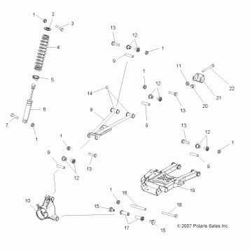 SUSPENSION, REAR - A09DN76AB/AL/AY (49ATVSUSPRR08SPTRG800)