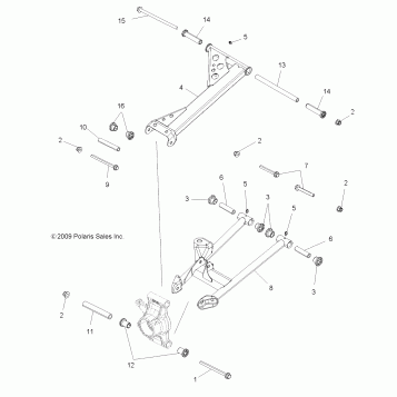 SUSPENSION, REAR - A11DX85AF/AG/AZ (49ATVSUSPRR10SPXP550)