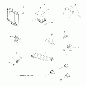 ELECTRICAL, SWITCHES, SENSORS, ECU and CONTROL MODULES - A12ZN5EAD/EAH/EAL/EAM/EAO/EAT (49ATVSWITCHES10SP550)