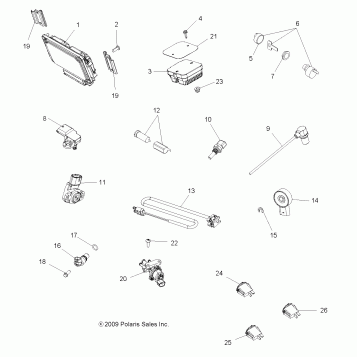 ELECTRICAL, SWITCHES, SENSORS, ECU and CONTROL MODULES - A10ZX85AK/AL/AS/AT/AX (49ATVSWITCHES10SPEPS850)