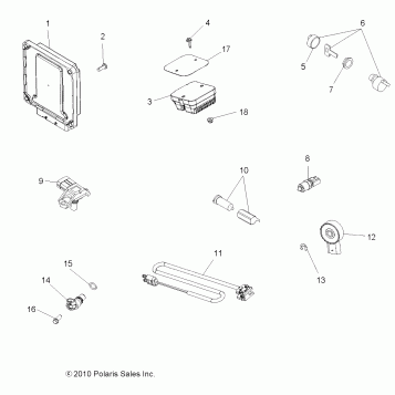 ELECTRICAL, SWITCHES, SENSORS, ECU and CONTROL MODULES - A11ZN55AA/AQ/AZ (49ATVSWITCHES11SP550)