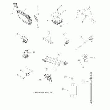 ELECTRICAL, SWITCHES, SENSORS, ECU and CONTROL MODULES - A11ZX85FF/FK (49ATVSWITCHES11SPFOR850)