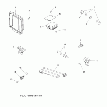 ELECTRICAL, SWITCHES, SENSORS, ECU and CONTROL MODULES - A12ZN55AA/AQ/AZ (49ATVSWITCHES12SP550)