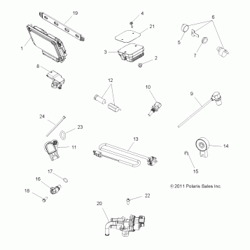 ELECTRICAL, SWITCHES, SENSORS, ECU and CONTROL MODULES - A12DN8EAF/EAH/EAR/EAW (49ATVSWITCHES12SPTRGEPS850)