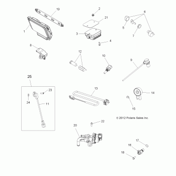 ELECTRICAL, SWITCHES, SENSORS, ECU and CONTROL MODULES - A13GH85AJ/EAK (49ATVSWITCHES13850SCRAM)
