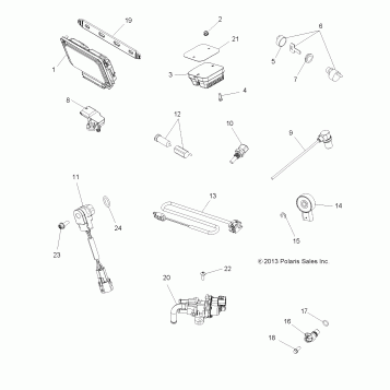 ELECTRICAL, SWITCHES, SENSORS, ECU and CONTROL MODULES - A14GH85AD/EAI (49ATVSWITCHES14850SCRAM)