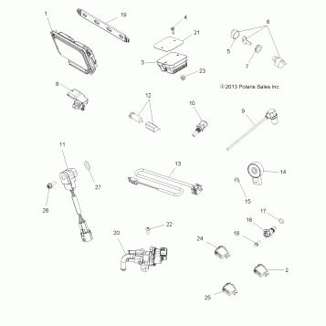 ELECTRICAL, SWITCHES, SENSORS, ECU and CONTROL MODULES - A14ZN8EAB/C/I/M/P/S (49ATVSWITCHES14SPXP850)