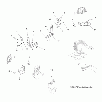 BODY, TAILGATE BRACKETS - A11TN55AA/AZ (49ATVTAILGATEMTG08SPX25)