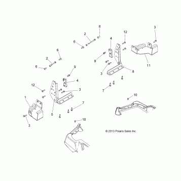 BODY, TAILGATE BRACKETS - A18SUE57N5 (49ATVTAILGATEMTG14570UTE)