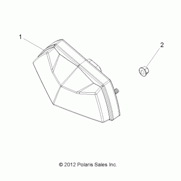 ELECTRICAL, TAILLIGHT - A19SVA85BG (49ATVTAILLAMPS13850SCRAM)