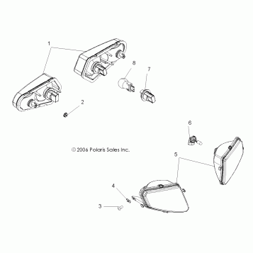 ELECTRICAL, TAILLAMPS/HEADLIGHTS - A07MH46AA/AZ (49ATVTAILLAMPSSP450)