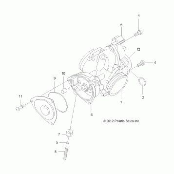 ENGINE, THROTTLE BODY - A12MN50ET/EX (49ATVTHROTTLEBODY12SP500)