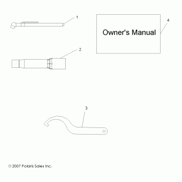TOOLS, TOOL KIT - A08GJ52AA/AB/AC (49ATVTOOL08OUT525S)