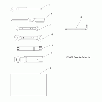 TOOLS, TOOL KIT - A12MH50FF/FX/FY (49ATVTOOL08SP500)