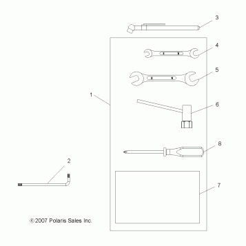 TOOLS, TOOL KIT - A08BA32AA (49ATVTOOL08TB)