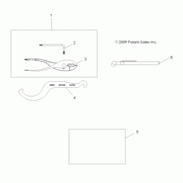TOOLS, TOOL KIT - A09ZN85/8X ALL OPTIONS (49ATVTOOL09SPXP550)