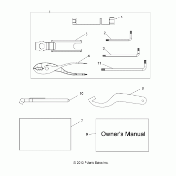 REFERENCES, TOOL KIT and OWNERS MANUAL - A15DAA57AJ/AH/EAK (49ATVTOOL14325)