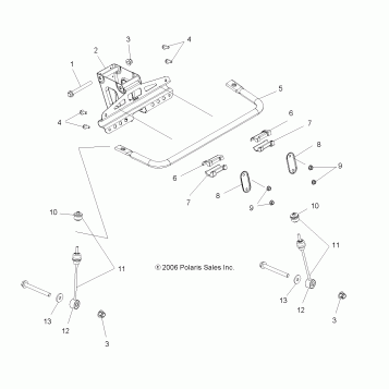 TORSION BAR - A07LB27AA/AC/LH27AA/AB/AC/AD/AL (49ATVTORSION07HAWK)