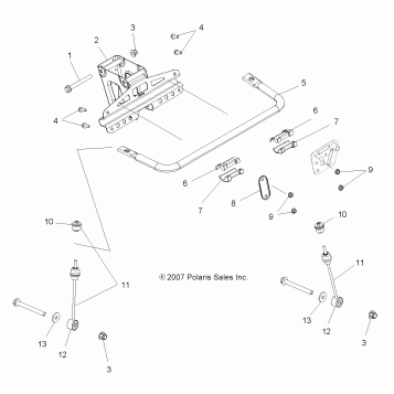 SUSPENSION, TORSION BAR - A09LH46AQ/AX/AZ (49ATVTORSION08SP400)