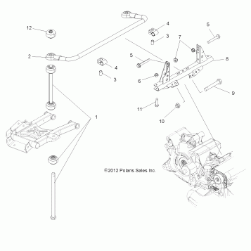 SUSPENSION, TORSION BAR - A08DN50EA (49ATVTORSION08SPX25)