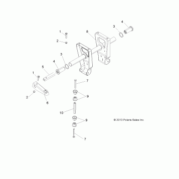 SUSPENSION, TORSION BAR - A19SJE57BH (49ATVTORSION14SP570)