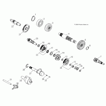 DRIVE TRAIN, TRANSMISSION - A10PB20AB/AD (49ATVTRANSMISSION07PHX)