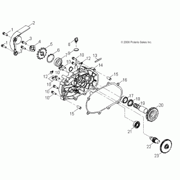 DRIVE TRAIN, TRANSMISSION - A14KA05AD/AF (49ATVTRANSMISSION07PRED50)