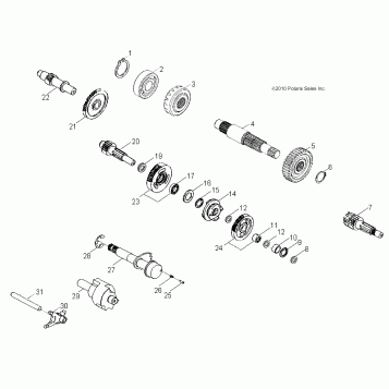 DRIVE TRAIN, TRANSMISSION - A11PB20AB (49ATVTRANSMISSION11PHX)