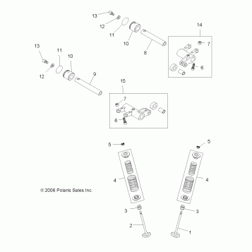 ENGINE, VALVE DRIVE - A11GP52AA (49ATVVALVE07OUT525)