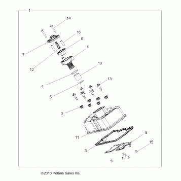 ENGINE, VALVE COVER - A11DX85AF/AG/AZ (49ATVVALVE11SPXP850)