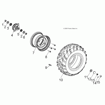 WHEELS, FRONT - A21YAF11B5 (49ATVWHEELFRT07SPRT90)